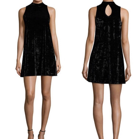 Arizona Jean Company Dresses & Skirts - ⛔️SOLD⛔️✨Black Velvet Choker Swing Dress✨